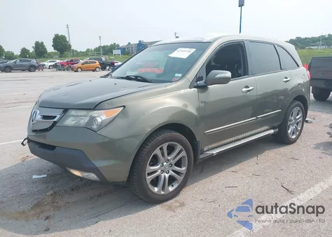 2007 Acura Mdx Technology Package z USA, uszkodzony, nr VIN 2HNYD28307H519194